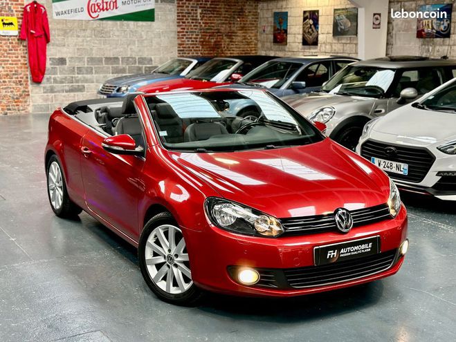 Volkswagen Golf VI Cabriolet 1.2L TSI 105 ch 79 980 kms  Rouge de 2012