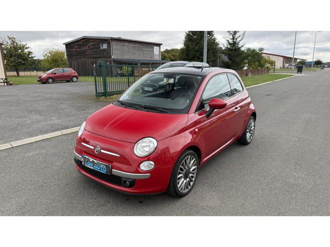 Fiat 500 1.2i 69 Lounge / TOIT PANORAMIQUE / CARP ROUGE FONCE de 2014