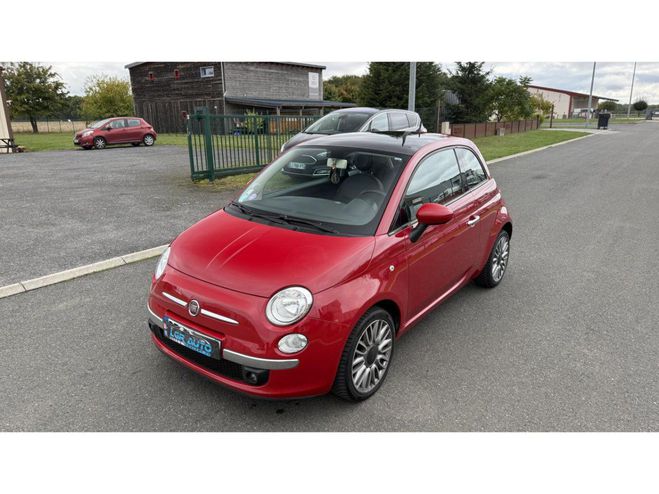Fiat 500 1.2i 69 Lounge / TOIT PANORAMIQUE / CARP ROUGE FONCE de 2014