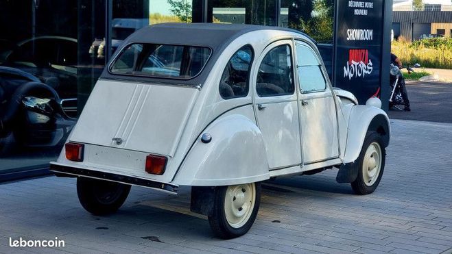 Citroen 2 CH 2 CV 6 Blanc de 1984
