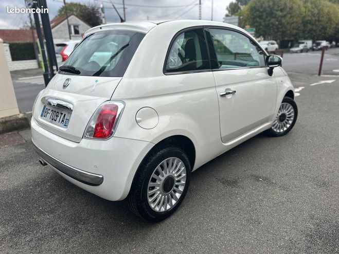 Fiat 500 1.4l 16V 100ch LOUNGE CRIT AIR 1 Blanc de 2011