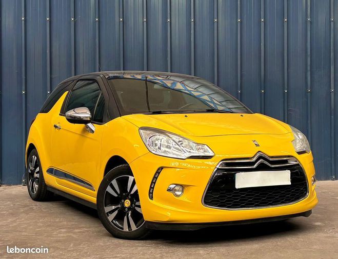 Citroen DS3 1.6 HDI 90ch SO CHIC Radar de recul Rgu Jaune de 2011
