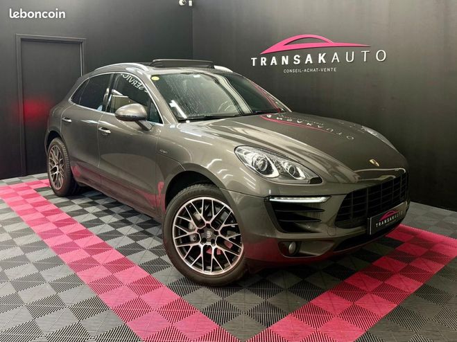 Cliquer pour voir la photo suivante Porsche Macan S 3.0 V6 258ch PDK SUIVI COMPLET Gris de 2014