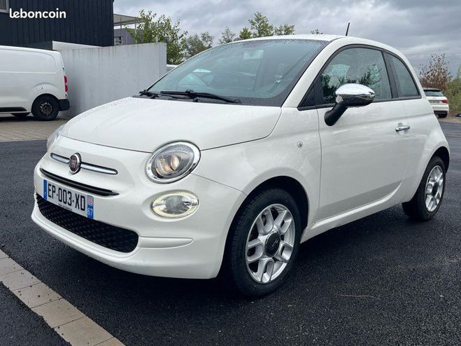 Cliquer pour voir la photo suivante Fiat 500 phase 2 1.2Li 69cv Popstar Blanc de 2017