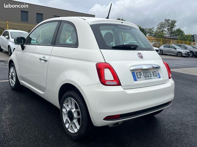 Fiat 500 phase 2 1.2Li 69cv Popstar Blanc de 2017