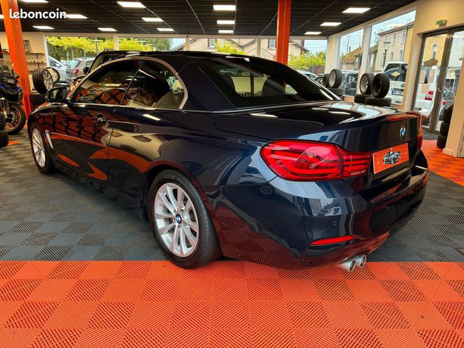 BMW Serie 4 (F32) 420 D Cabriolet 2.0 16V 163 cv Gar Bleu de 2017