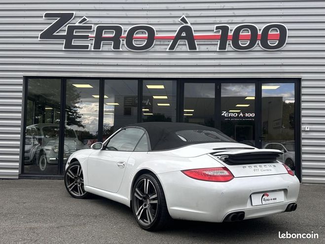 Porsche 911 997 Phase 2 Cabriolet 3,6 flat 6 345ch b Blanc de 2009