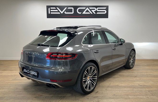 Porsche Macan Turbo 3.6 V6 400 ch PDK / Chrono / PSE / Gris de 2014