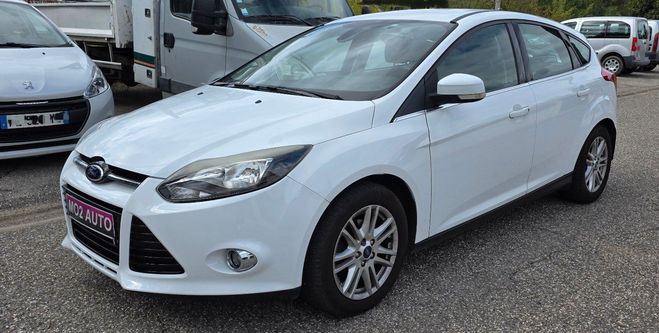 Ford Focus 1.0 ECOBOOST 100CH TITANIUM 2013 CLIM RE BLANC de 2013