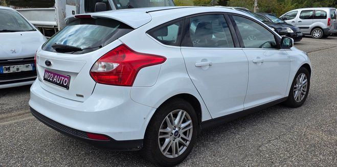 Ford Focus 1.0 ECOBOOST 100CH TITANIUM 2013 CLIM RE BLANC de 2013