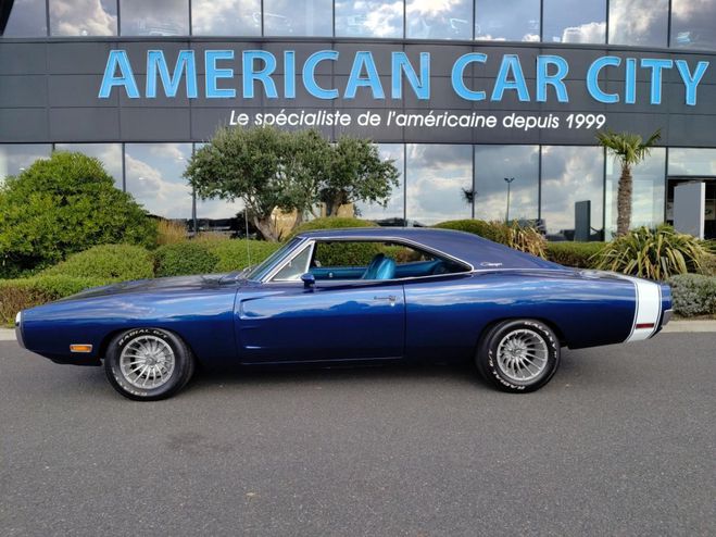 Dodge Charger 500, 383 MAGNUM Bleu fonc de 1970