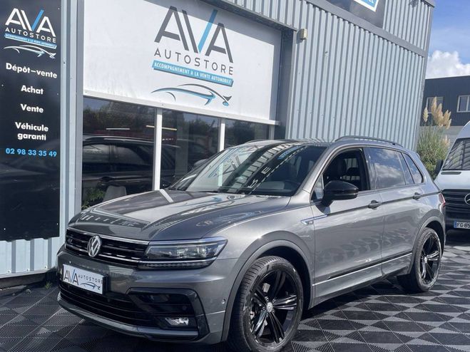 Cliquer pour voir la photo suivante Volkswagen Tiguan II 2.0 TDI 150ch Black R-Line DSG7 Euro6 GRIS F de 2020