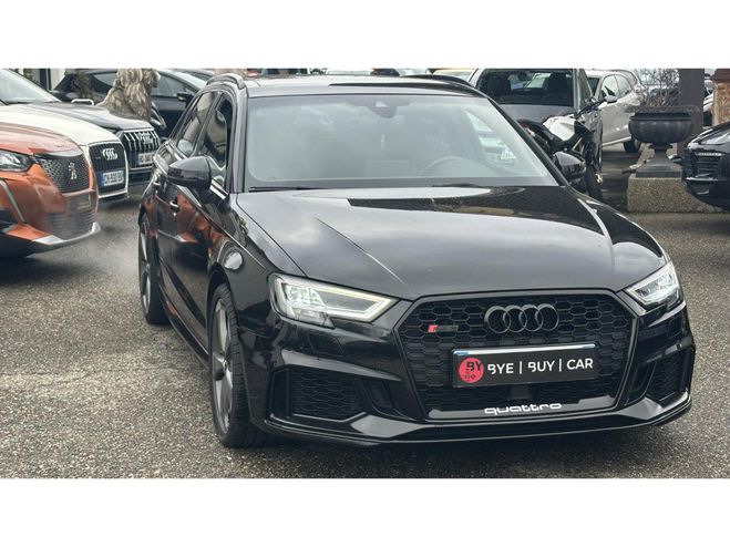 Audi RS3 Quattro 2.5 TFSI - 400 - BV S-tronic 8V  noir de 2017