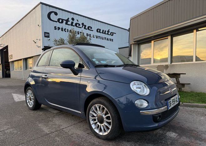 Fiat 500 phase 2 d�capotable Bleu de 2013