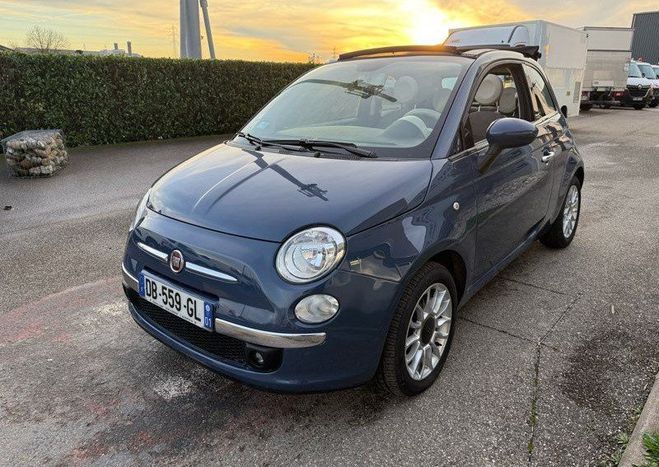 Fiat 500 phase 2 d�capotable Bleu de 2013