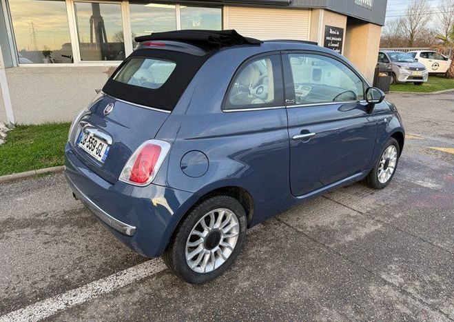 Fiat 500 phase 2 d�capotable Bleu de 2013
