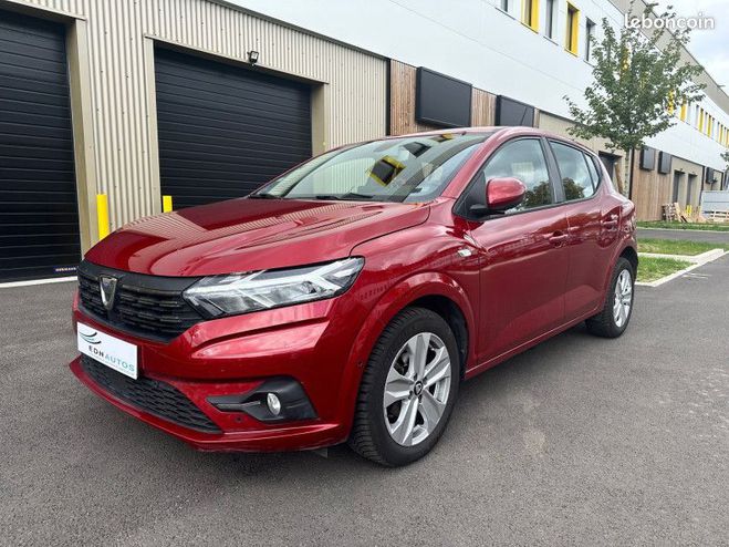 Dacia Sandero 1.0 ECO-G 100CH CONFORT 1RE MAIN Rouge de 2022