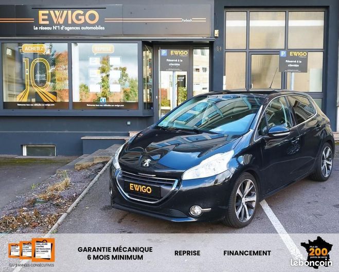 Peugeot 208 1.6 HDI 115CH FELINE TOIT PANO GPS RADAR Noir de 2012