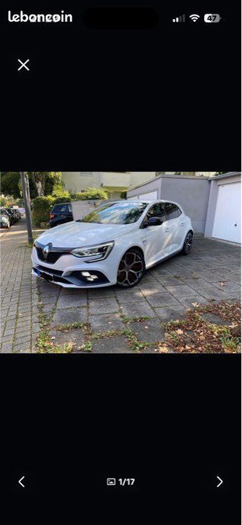  Voir détails -Renault Megane iv (2) 1.8 tce 300 rs trophy ja à Brsch (67)