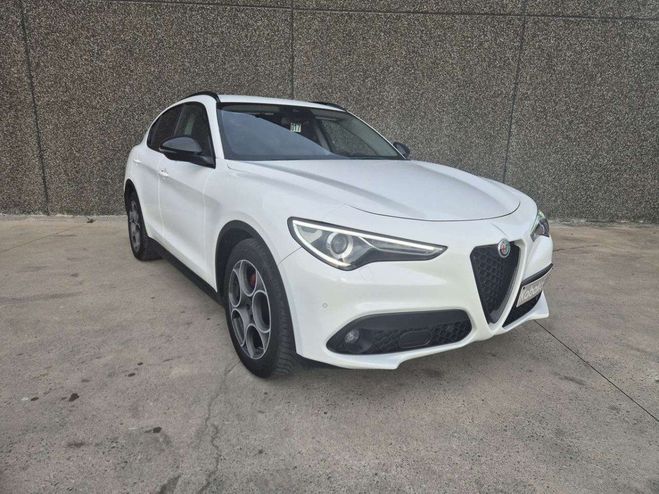 Cliquer pour voir la photo suivante Alfa romeo Stelvio 2.2 JTD--CARPLAY--GPS--USB-GARANTIE 12M Blanc Métallisé de