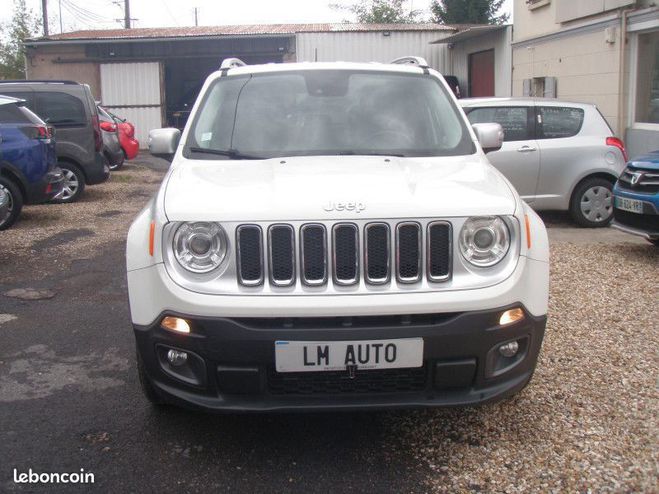 Jeep Renegade 1.4 MULTIAIR S&S 140 LIMITED MSQ6 Blanc de 2015