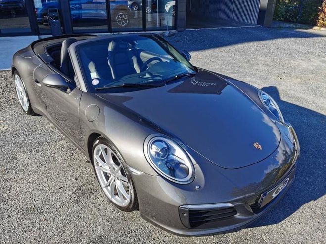 Porsche 911 Cabriolet 3.0 370ch PDK Gris Quartz de 2017