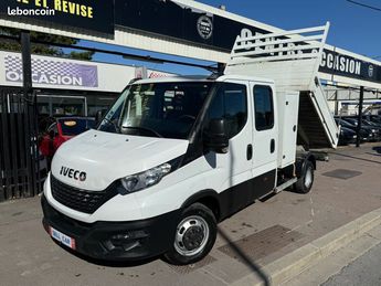  Voir détails -Iveco Daily Benne 35C14 Double cabine   Coffre 6 pla à Gagny (93)