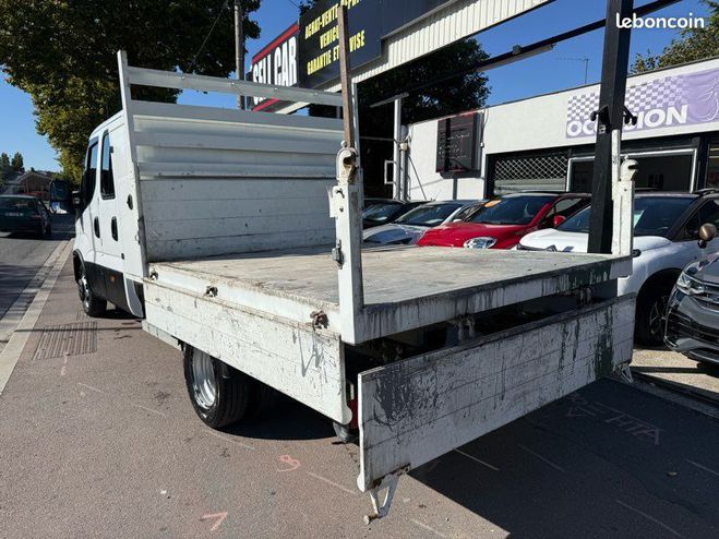 Iveco Daily Benne 35C14 Double cabine   Coffre 6 pla Blanc de 2020