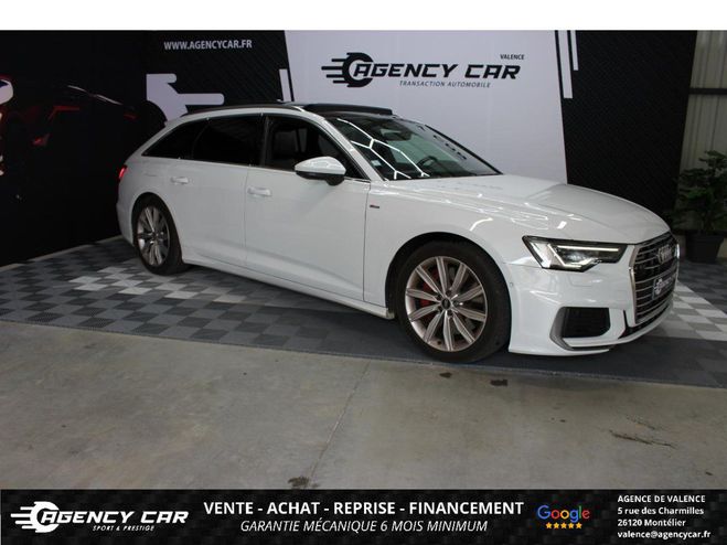 Audi A6 Avant Quattro 55 TFSI E S LINE TRES BEL  Blanc nacr de 2021