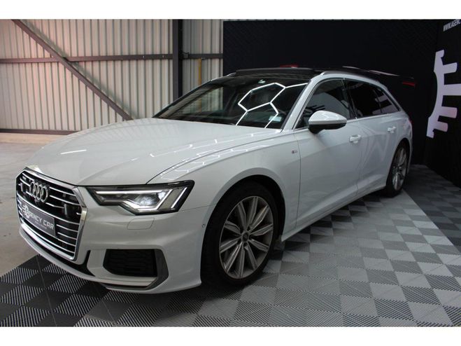 Audi A6 Avant Quattro 55 TFSI E S LINE TRES BEL  Blanc nacr de 2021