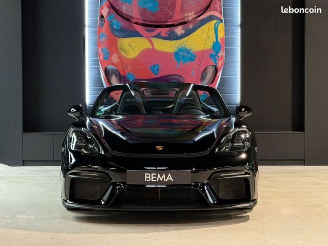 Porsche 718 BOXSTER SPYDER 420ch | 2me Main Burmest Noir de 2021