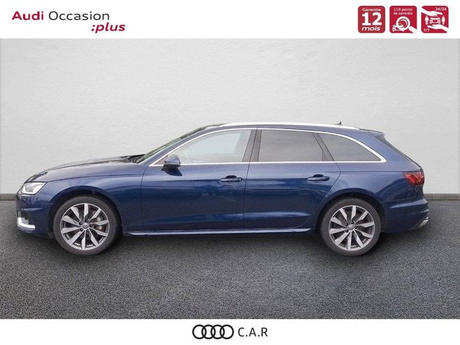 Audi A4 Avant 40 TDI 190 S tronic 7 Quattro Avus Bleu de 2020