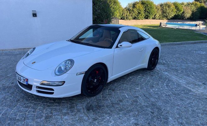 Porsche 911 targa 4s Blanc de 2007