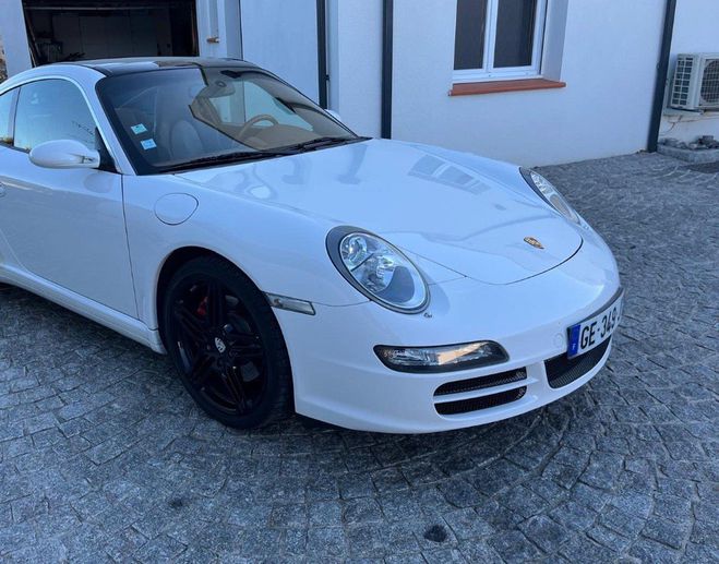 Porsche 911 targa 4s Blanc de 2007