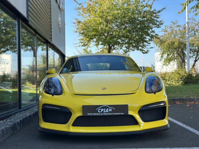 Porsche Cayman 2 TYPE 981 GT4 JAUNE RACING de 2015
