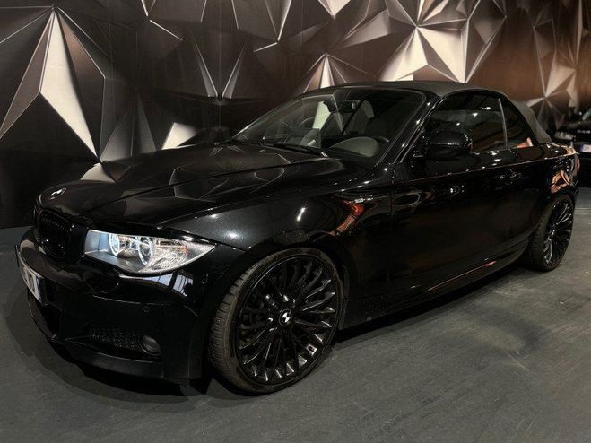 BMW Serie 1 CABRIOLET (E88) 123DA 204CH EXCELLIS Noir de 2012