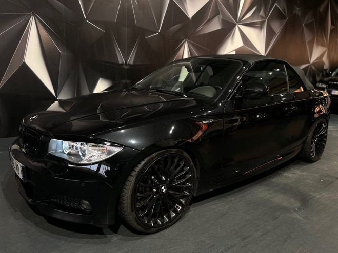 BMW Serie 1 CABRIOLET (E88) 123DA 204CH EXCELLIS Noir de 2012