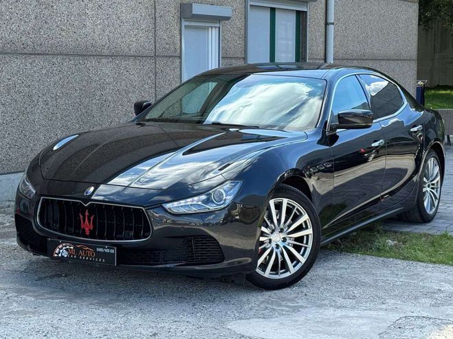Maserati Ghibli 3.0 V6 S 1Main Faible Km Gps Xnon Cuir  Noir Mtallis de 