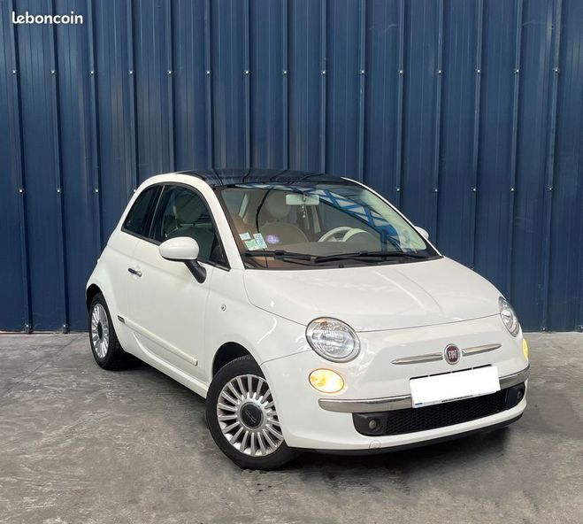 Fiat 500 1.2 Essence 69ch Toit ouvrant Jantes alu Blanc de 2013