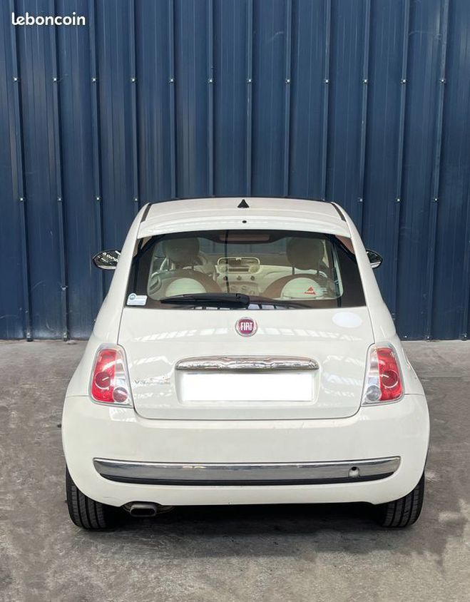 Fiat 500 1.2 Essence 69ch Toit ouvrant Jantes alu Blanc de 2013