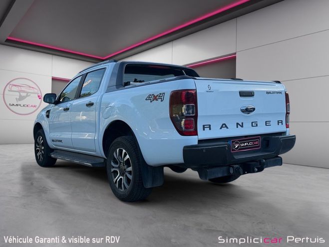 Ford Ranger DOUBLE CABINE 3.2 TDCi 200 4X4 BVA6 WILD Blanc de 2017