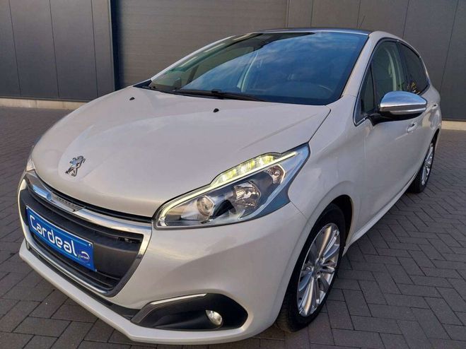 Peugeot 208 Allure-TOIT.PANO-GPS-BLUETOOTH-GARANTIE. Blanc Mtallis de 
