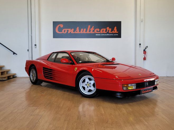 Ferrari Testarossa - 5.0 L - V 12 - 390 CV ROUGE ROSSO CORSA de 