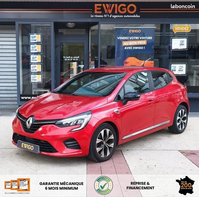 Renault Clio 1.0 SCE 65CH LIMITED 1ER MAIN ENTRETIEN  Rouge de 2021