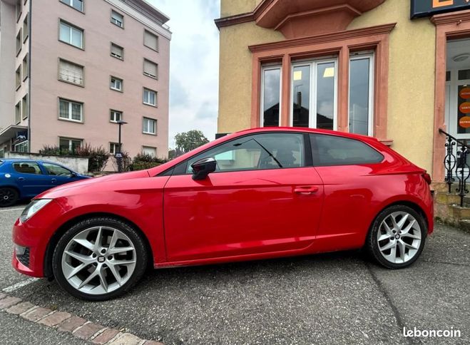 Seat Leon SC 1.8 TSI 180 BLACK AERO DSG BVA START- Rouge de 2014