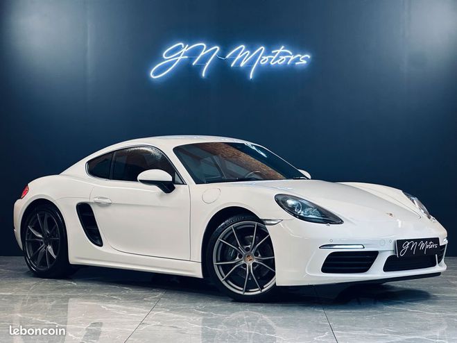 Porsche 718 cayman carnet full garantie 12 mois Blanc de 2019