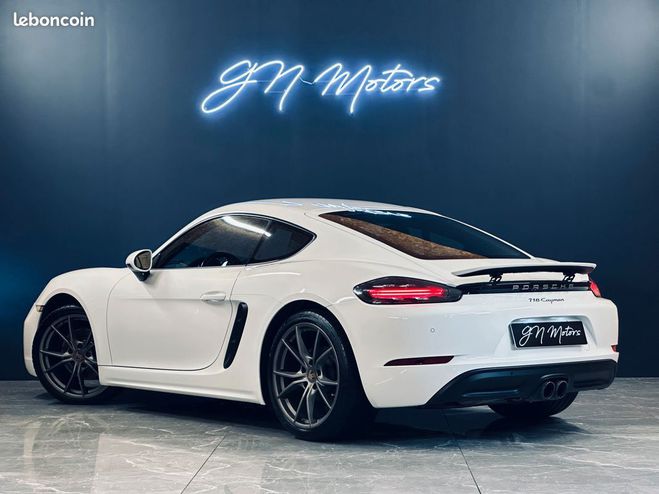 Porsche 718 cayman carnet full garantie 12 mois Blanc de 2019