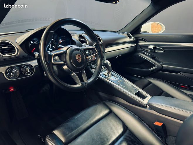 Porsche 718 cayman carnet full garantie 12 mois Blanc de 2019