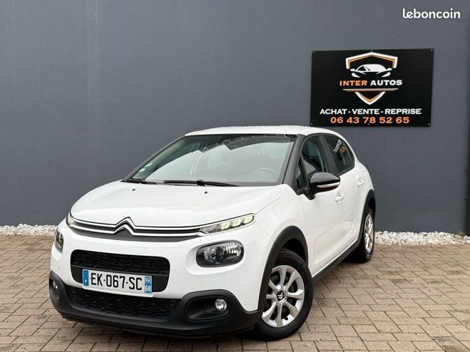 Citroen C3 HDI 100ch Blanc de 2017