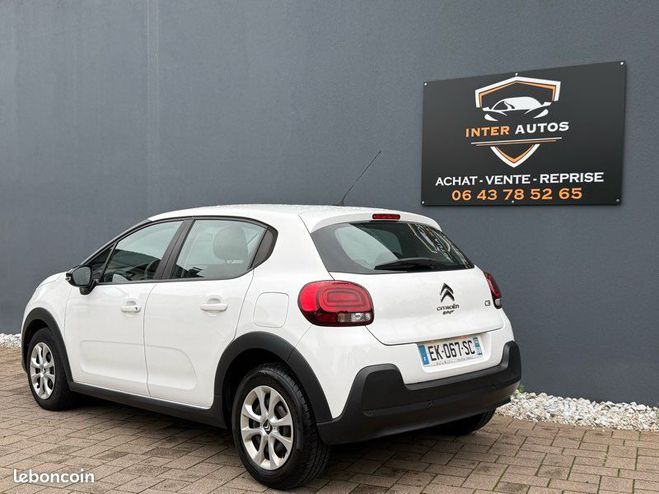 Citroen C3 HDI 100ch Blanc de 2017